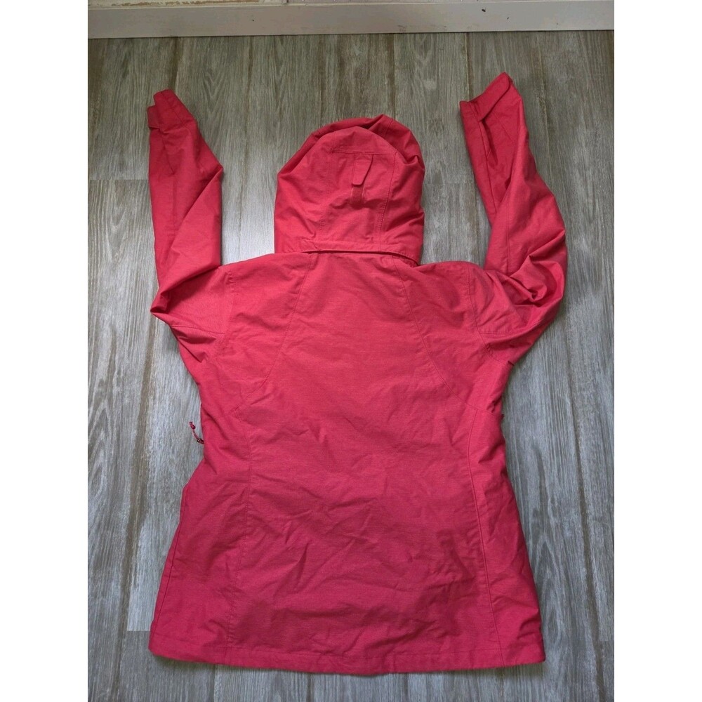 Columbia Omni-Tech Interchange Waterproof Hooded Jacket Pink Womens XL EUC - Picture 9 of 9